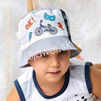 Chlapčenské klobúčiky - čiapky - letné - model - 3/489 - 50 cm